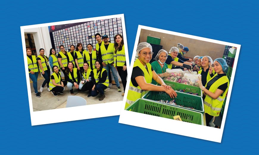 Egresados en el Banco de Alimentos