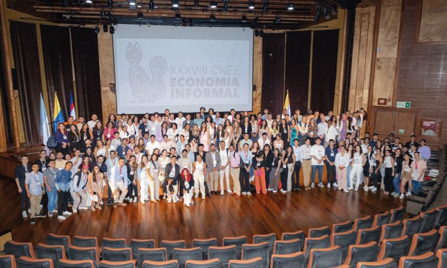 Participantes en el ongreso Nacional de Estudiantes de Economía