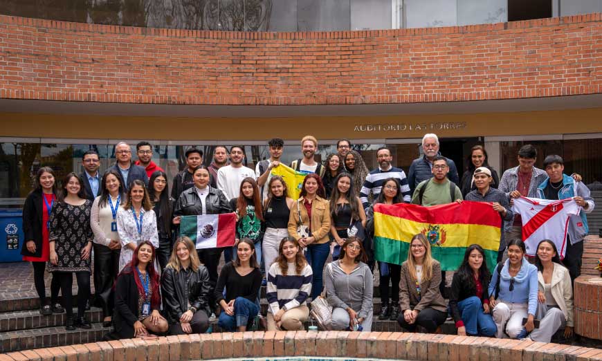 grupo de estudiantes internacionales